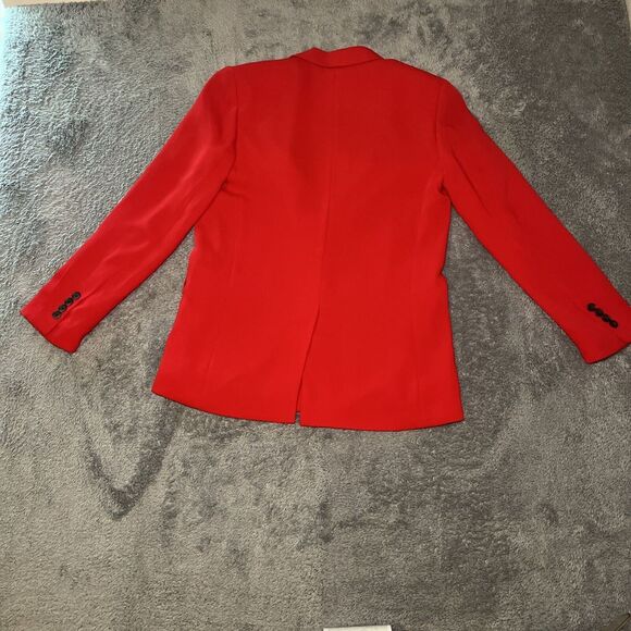 Babaton Women's Red Blazer SZ XS Long Sleeve Dry Clean Only Polyester - Picture 12 of 16
